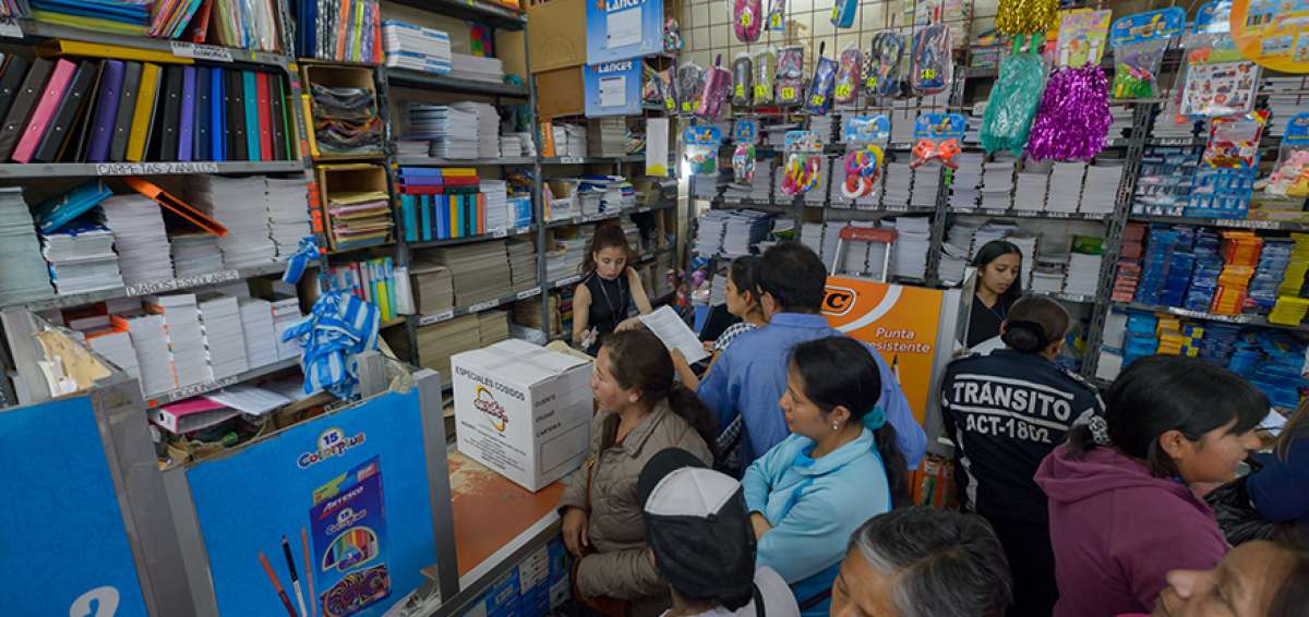 El gasto en &uacute;tiles escolares se da durante todo el a&ntilde;o