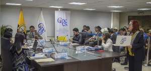 El pleno del CPCCS pidi&oacute; la renuncia del presidente del organismo, pero la transmisi&oacute;n virtual de la sesi&oacute;n se cort&oacute;. 