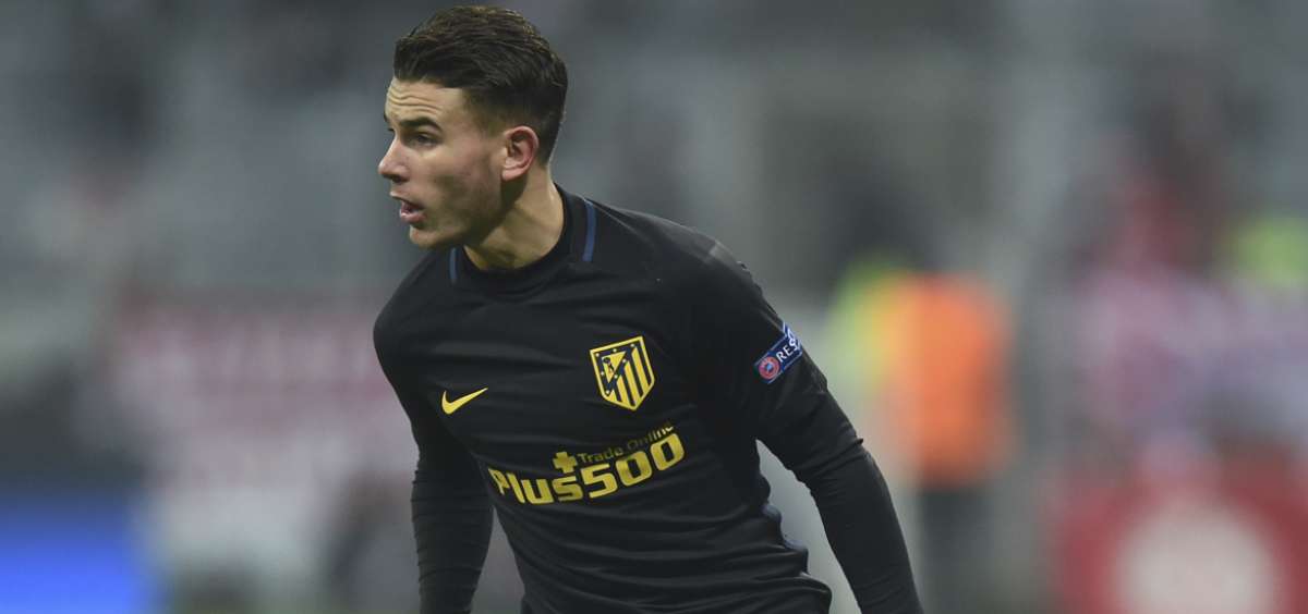 El defensa del Atl&eacute;tico Lucas Hern&aacute;ndez es detenido por golpear a su pareja