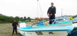 La lancha Miguel Josu&eacute; sali&oacute; con tres tripulantes a bordo, el 15 de diciembre. La embarcaci&oacute;n fue encontrada en Muisne, Esmeraldas.