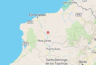 Temblor se registró en la provincia de Esmeraldas, este domingo