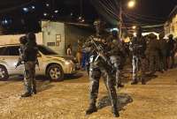 Policía se desplegó en Esmeraldas tras actos de violencia. 