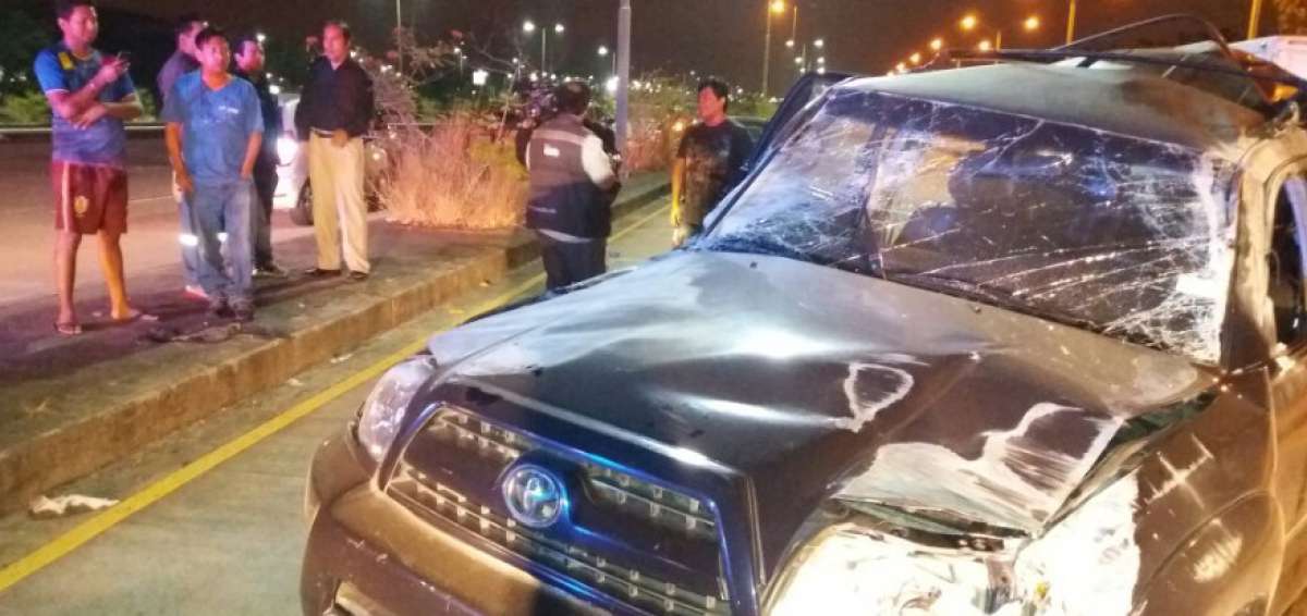 Accidente de tr&aacute;nsito a la altura del Parque Samanes deja una persona fallecida