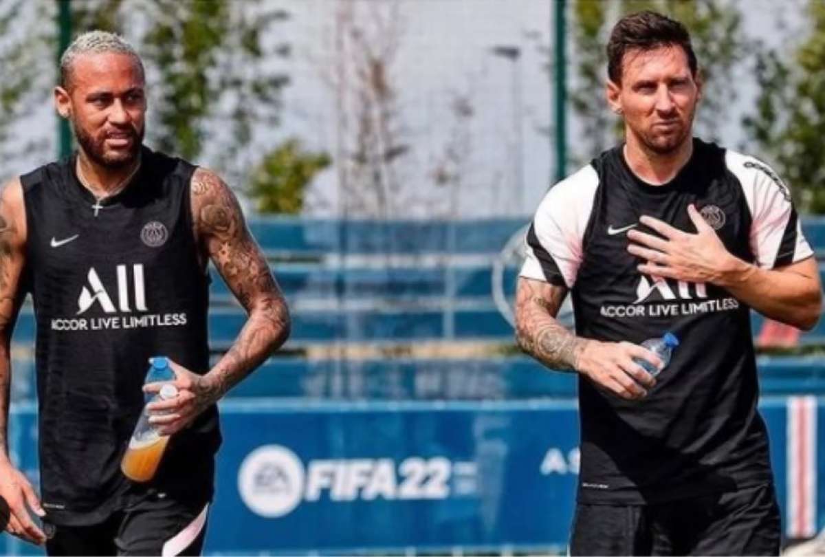 Messi y Neymar se volvieron a encontrar en los entrenamientos del PSG