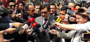 Mont&uacute;far ofreci&oacute; declaraciones luego de que present&oacute; la denuncia. 