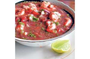 Mariscos a la carta en mercado de los Sauces