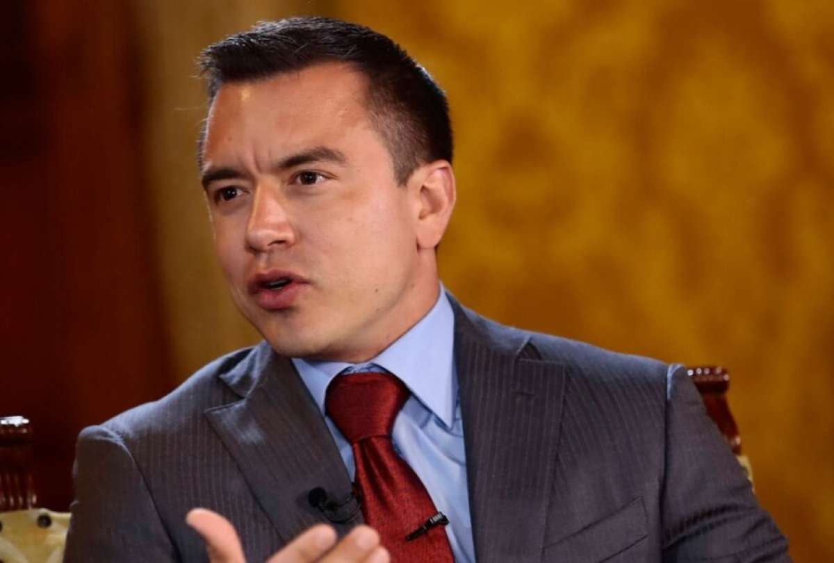 El presidente Daniel Noboa 