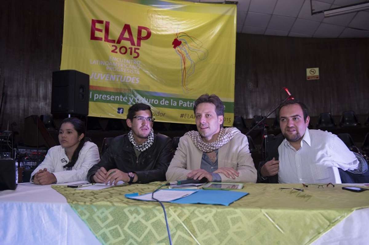 El encuentro de j&oacute;venes fue previo a la ELAP, que se realizar&aacute; en septiembre en el Ecuador. Foto: Daniel Molineros/ EL TEL&Eacute;GRAFO