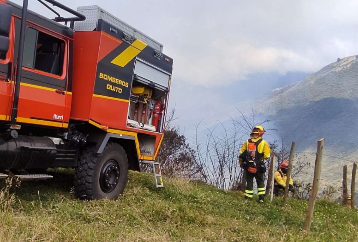 El hecho ya fue controlado por el Cuerpo de Bomberos.