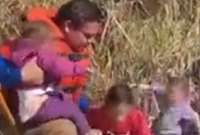 Tres niñas salvadoreñas fueron rescatadas en la frontera entre México y Estados Unidos