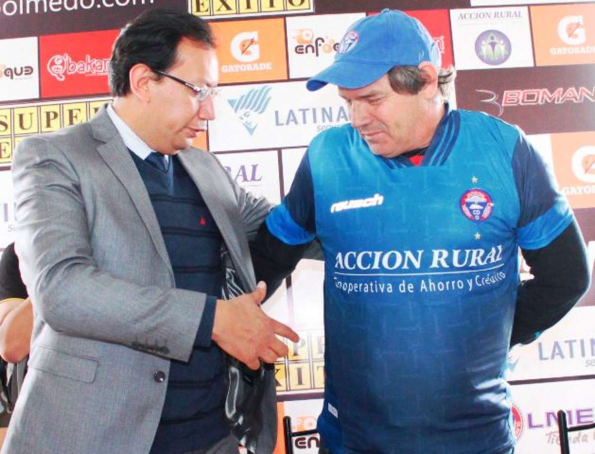 Saralegui lleg&oacute; a Olmedo para afrontar la segunda etapa del campeonato. Foto: API