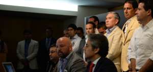 La reuni&oacute;n del Consejo de Presidentes se realiz&oacute; en un hotel del norte de Guayaquil.