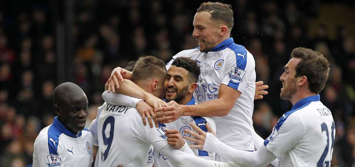 Un gol de Mahrez acerca al Leicester al sue&ntilde;o del t&iacute;tulo de la Premier League