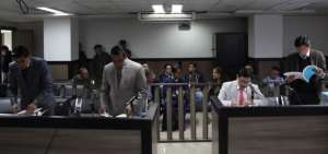 La diligencia se desarroll&oacute; en la Unidad de Flagrancias.