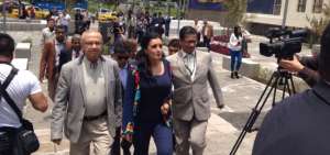 Rosana Alvarado presenta ante la Fiscal&iacute;a denuncia contra Cedatos