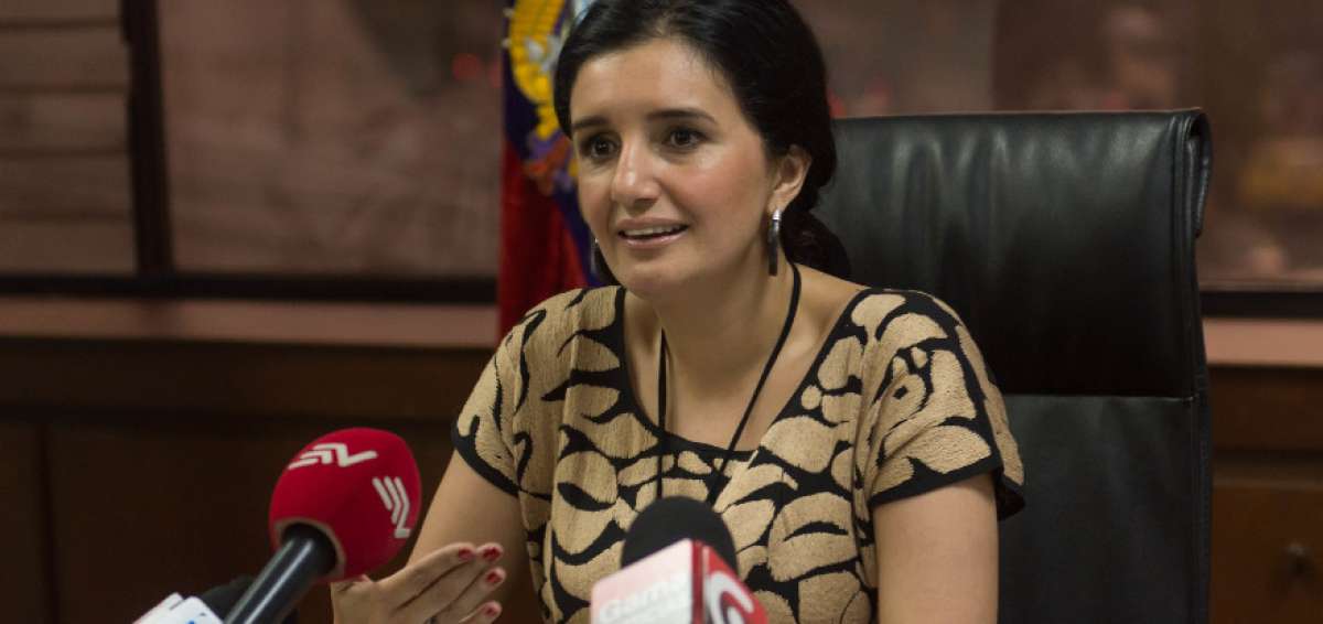 Rosana Alvarado, ministra de Justicia.