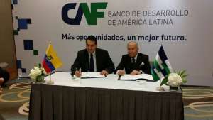 CAF otorg&oacute; un cr&eacute;dito de $200 millones a Ecuador