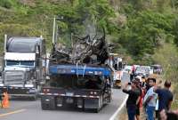 11 ecuatorianos y ecuatorianas resultaron heridos; están estables. 