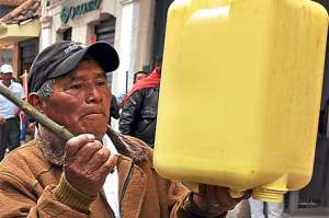 En Cuenca las marchas se tomaron el centro hist&oacute;rico, pero sin incidentes