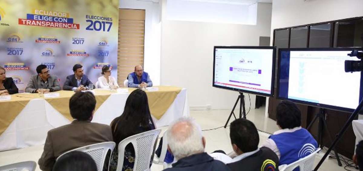 Funcionarios del Consejo Electoral hicieron un simulacro para constatar el sistema de selecci&oacute;n de los MJRV.