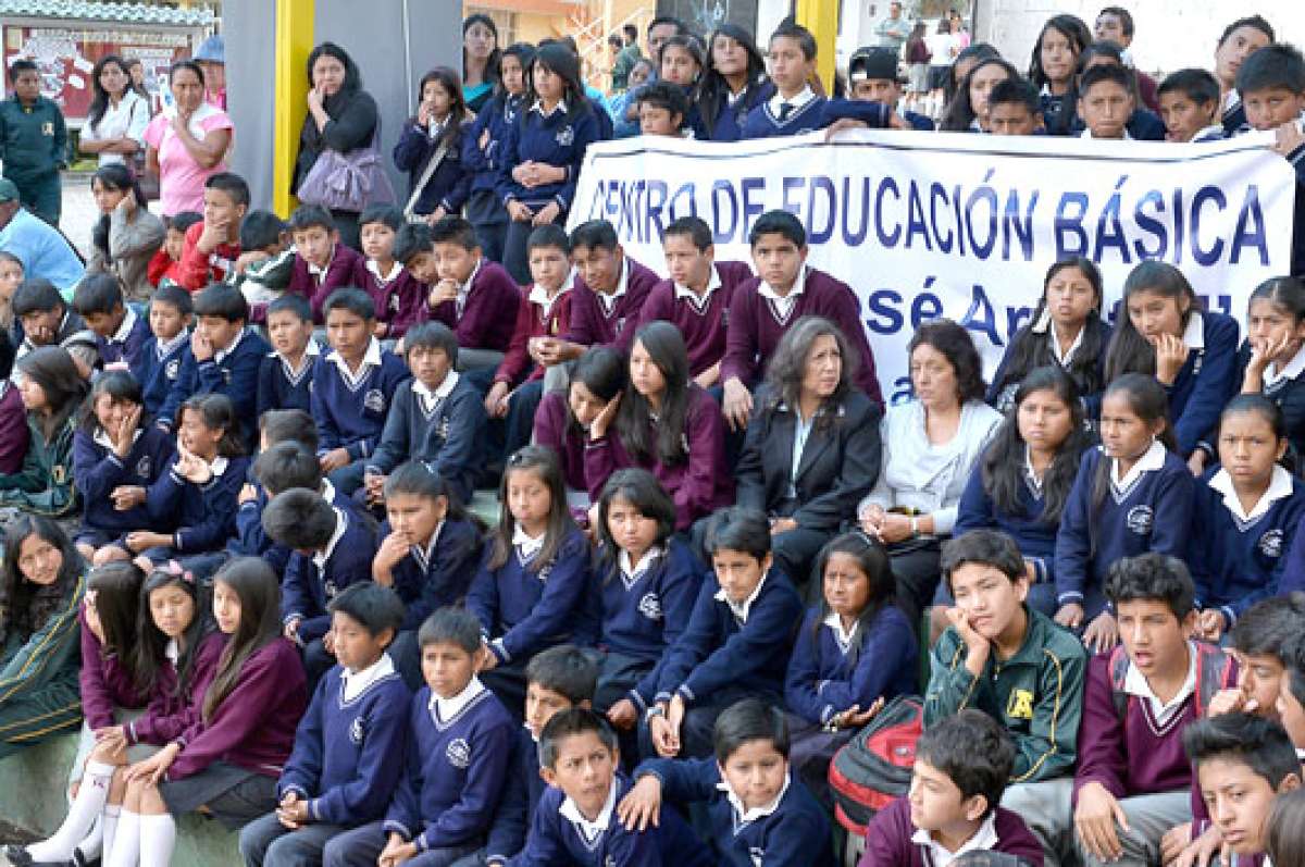 En la instituci&oacute;n estudian m&aacute;s de 600 j&oacute;venes en la jornada matutina y en la vespertina. Foto: &Aacute;lvaro P&eacute;rez 