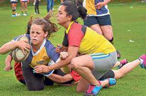 El 26 de octubre pasado se disput&oacute; en Bogot&aacute; el torneo Bob Hosty Juvenil de Rugby en Usme, en el sur de la capital colombiana. La gr&aacute;fica corresponde al partido entre Bogot&aacute; Rugby League y el Club Alianza. Foto: AFP.