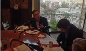 El debate se realiz&oacute; el pasado 14 de febrero. Foto: Tomada del Twitter de Virgilio Hern&aacute;ndez