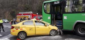 Conductor de taxi muere en choque en la avenida Sim&oacute;n Bol&iacute;var