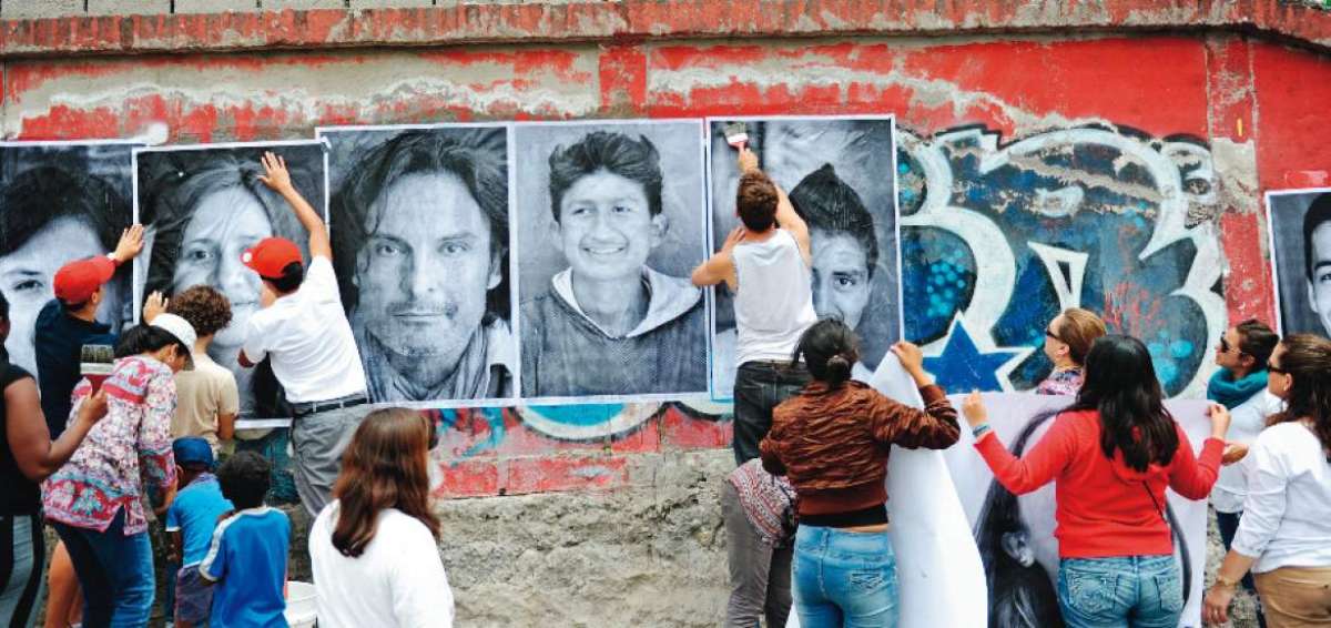 El arte urbano cautiv&oacute; a profesores y estudiantes ecuatorianos