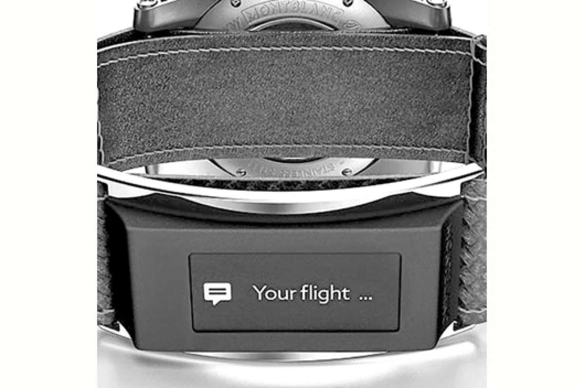 Montblanc a&ntilde;ade un panel electr&oacute;nico en un reloj mec&aacute;nico