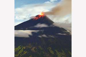 Riesgo de deslaves cerca del volc&aacute;n