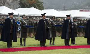 La ceremonia se llev&oacute; a cabo en el Estadio de la Liga Parroquial de Pomasqui. Foto: John Guevara / El Tel&eacute;grafo 