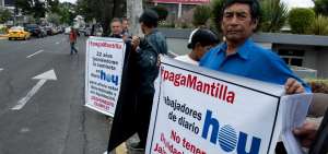 Exempleados del matutino realizaron varias protestas para exigir el pago de sus haberes.