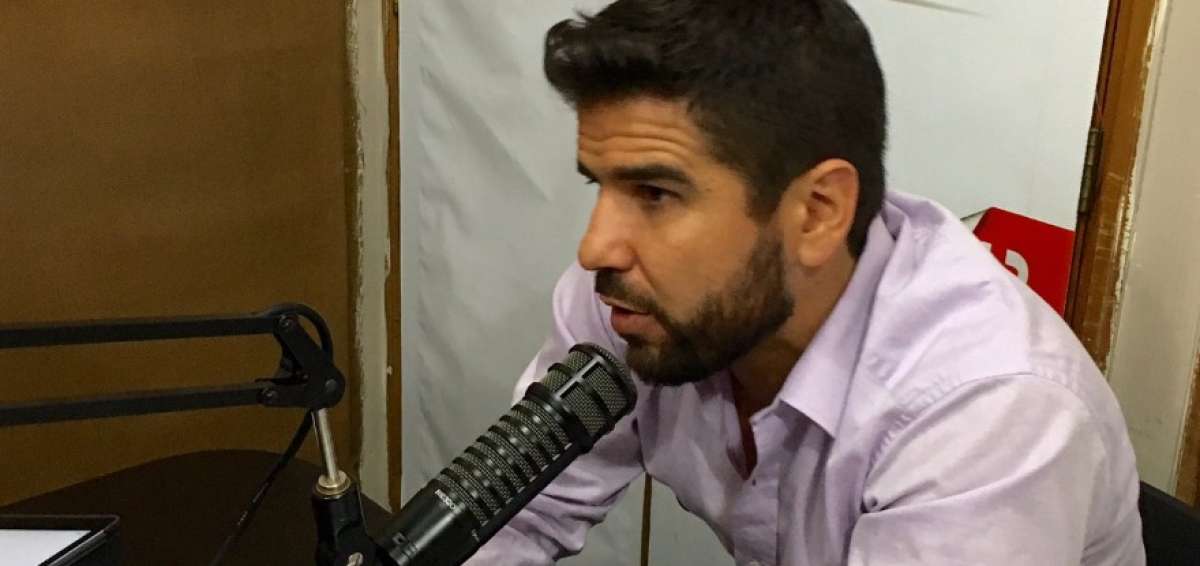 Abdal&aacute; Bucaram Pulley concedi&oacute; este martes una entrevista en la emisora i99, en Guayaquil.