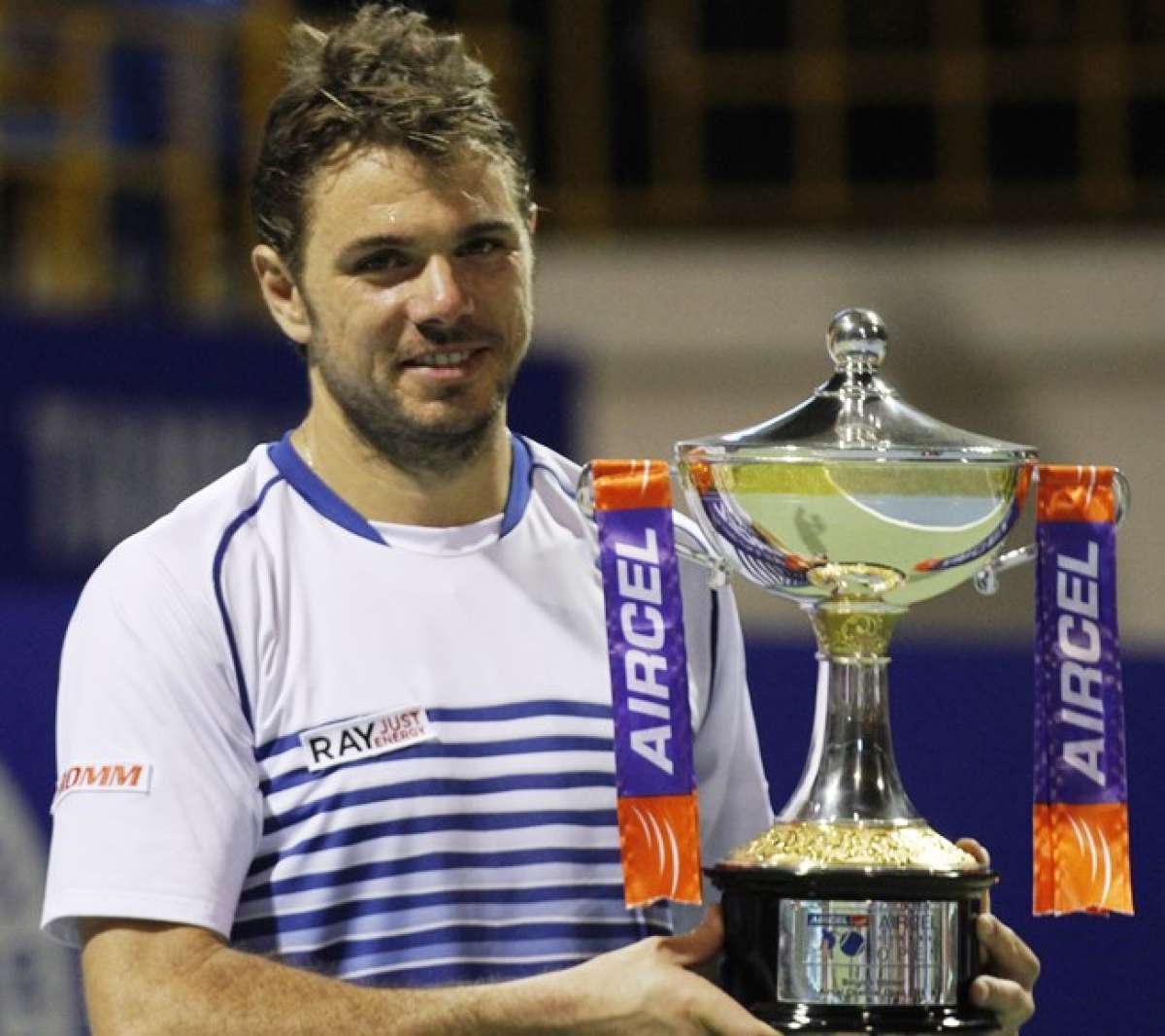 Wawrinka parece llegar en buena forma al Abierto de Australia. Foto: Agencia AFP