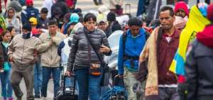 &Eacute;xodo de venezolanos a Ecuador.