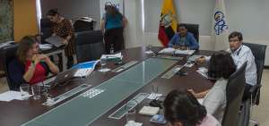El Consejo de Participaci&oacute;n est&aacute; presidido por Raquel Gonz&aacute;lez (al fondo). En la imagen, una sesi&oacute;n en Quito.