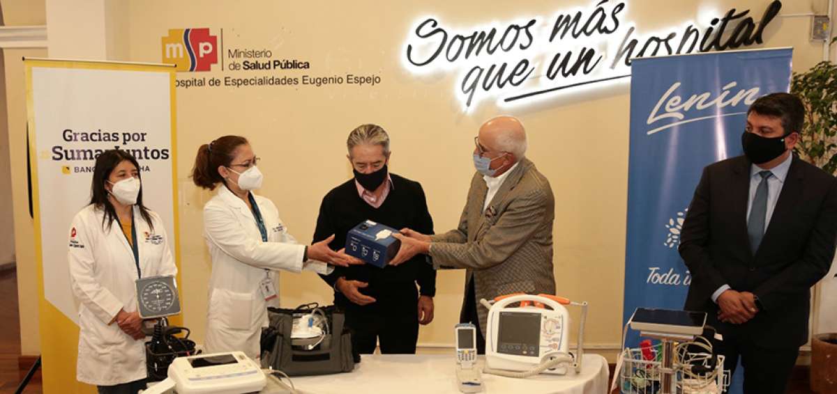 #SumarJuntos entrega 117 equipos para la lucha contra el covid-19 en Quito