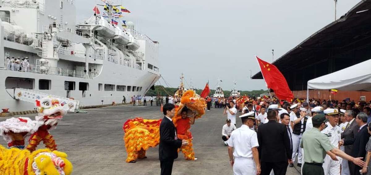 El buque hospital Arca de la Paz de China lleg&oacute; a Ecuador.