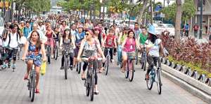 Al evento &lsquo;Rodada de Altura&rsquo;, realizado en Guayaquil el pasado domingo 8 de marzo, asistieron 623 personas. Foto: William Orellana / El Tel&eacute;grafo