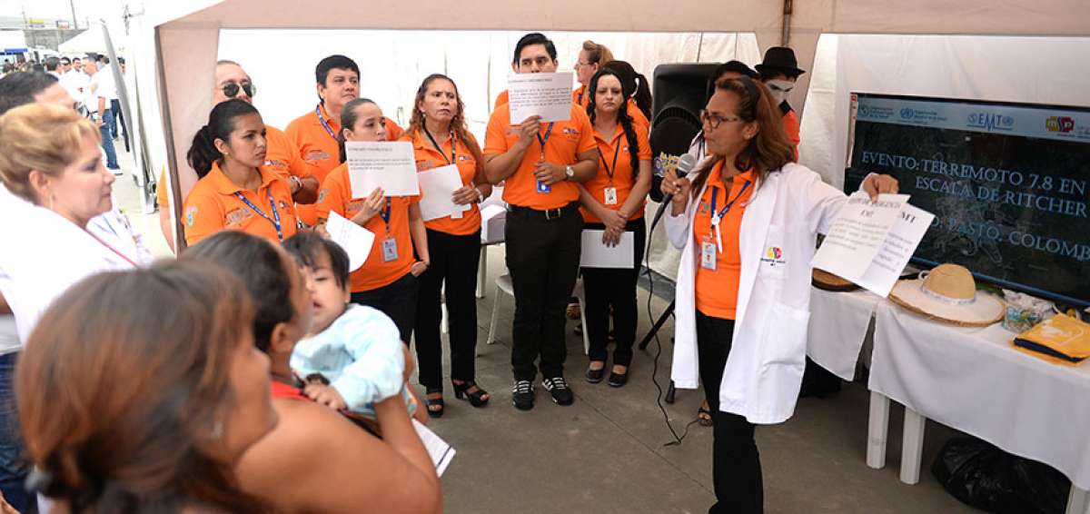 El Hospital M&oacute;vil 1 est&aacute; en el km 10.5 de la v&iacute;a a Daule, donde ayer se realiz&oacute; una casa abierta.