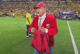 José Delgado marcó un hecho anecdótico al iniciar el partido Ecuador vs Brasil