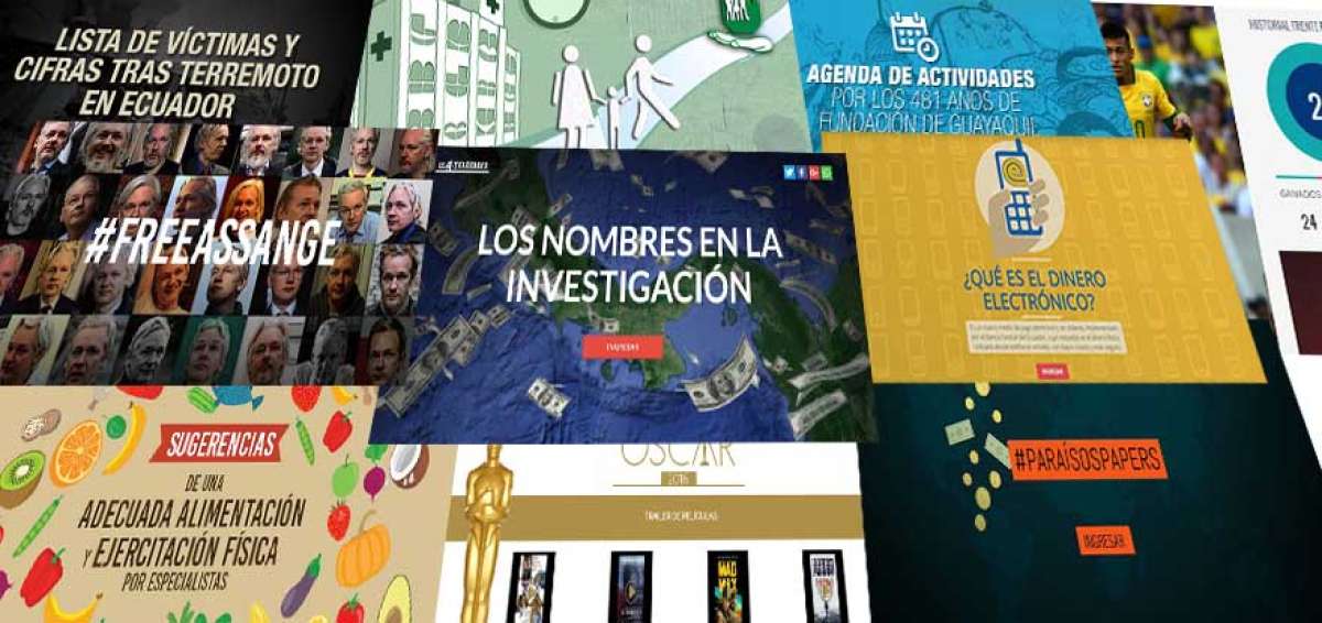 Los 10 mejores especiales multimedia del 2016