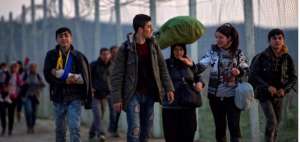 Miles de refugiados a diario caminan para traspasar fronteras.