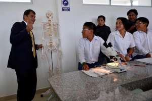 La unidad educativa contar&aacute; con 32 aulas, adem&aacute;s de laboratorios de qu&iacute;mica, f&iacute;sica, tecnolog&iacute;a e idiomas. Foto: Fernando Sandoval/EL TEL&Eacute;GRAFO.