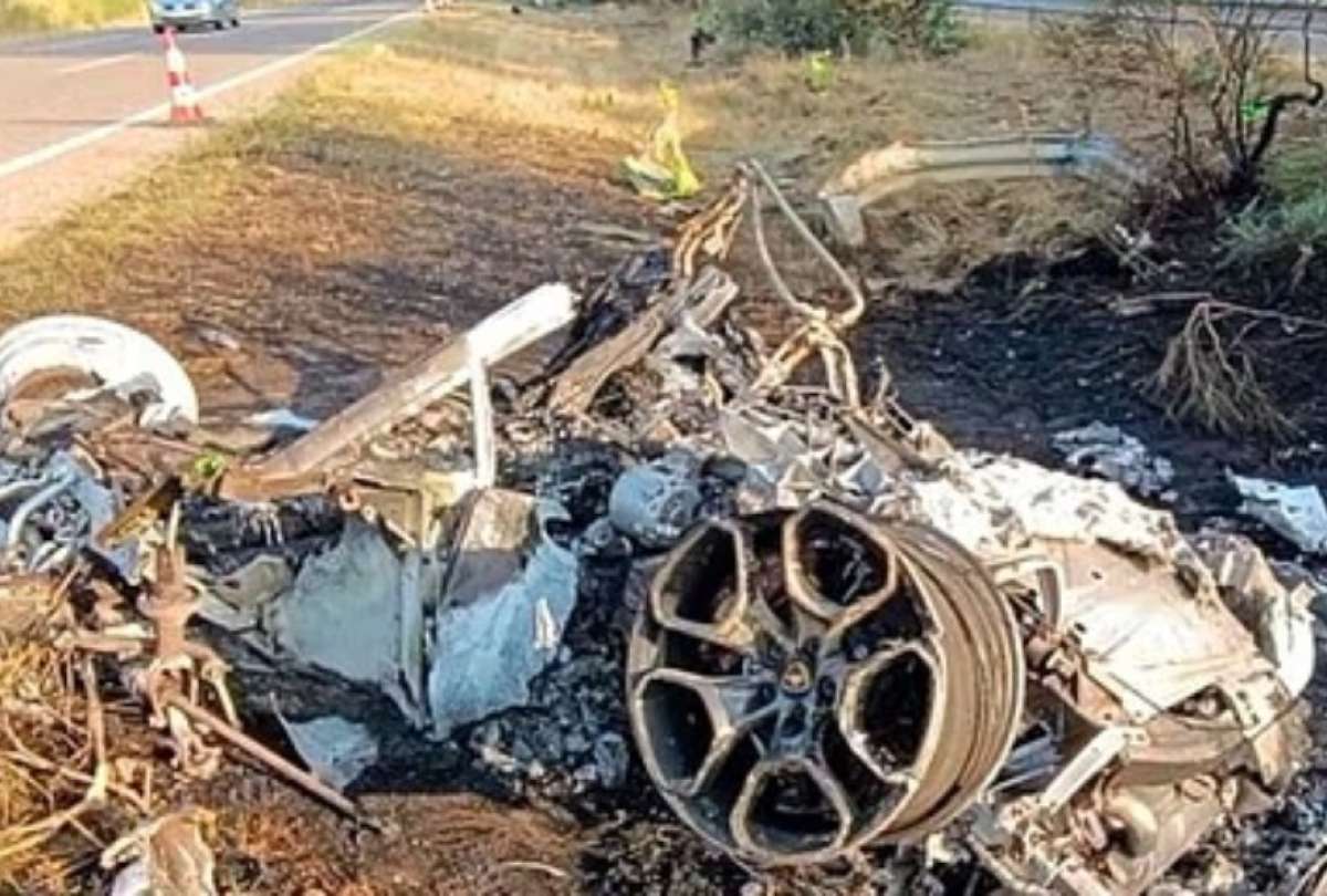 El auto de Diogo Jota era un Lamborghini