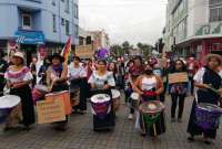 Histórico: Se realizó la primera marcha de mujeres indígenas por la eliminación de la violencia