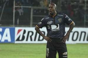Sol&iacute;s en el partido pasado ante Uni&oacute;n Espa&ntilde;ola por la primera fecha de la Copa Libertadores. Foto: API