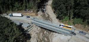 Culmina la construcci&oacute;n del nuevo puente sobre el r&iacute;o Guango