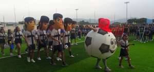 Con mucho ingenio y dedicaci&oacute;n, estudiantes y maestros destacaron en la inauguraci&oacute;n de las olimpiadas del colegio San Jos&eacute; La Salle. 